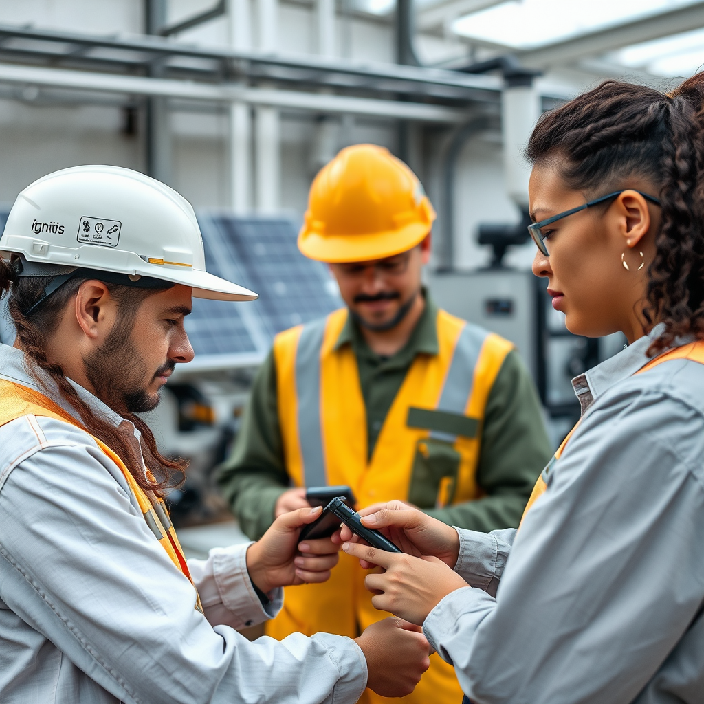 Ignitis komandos nariai dirba su šiuolaikinėmis energijos technologijomis ir inovatyviais sprendimais